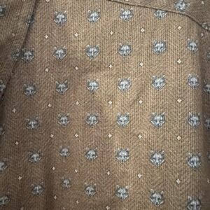Cremieux mens‎ Sz 2XL Long Sleeve Button Up 100% Cotton Shirt All Over Gray Wolf